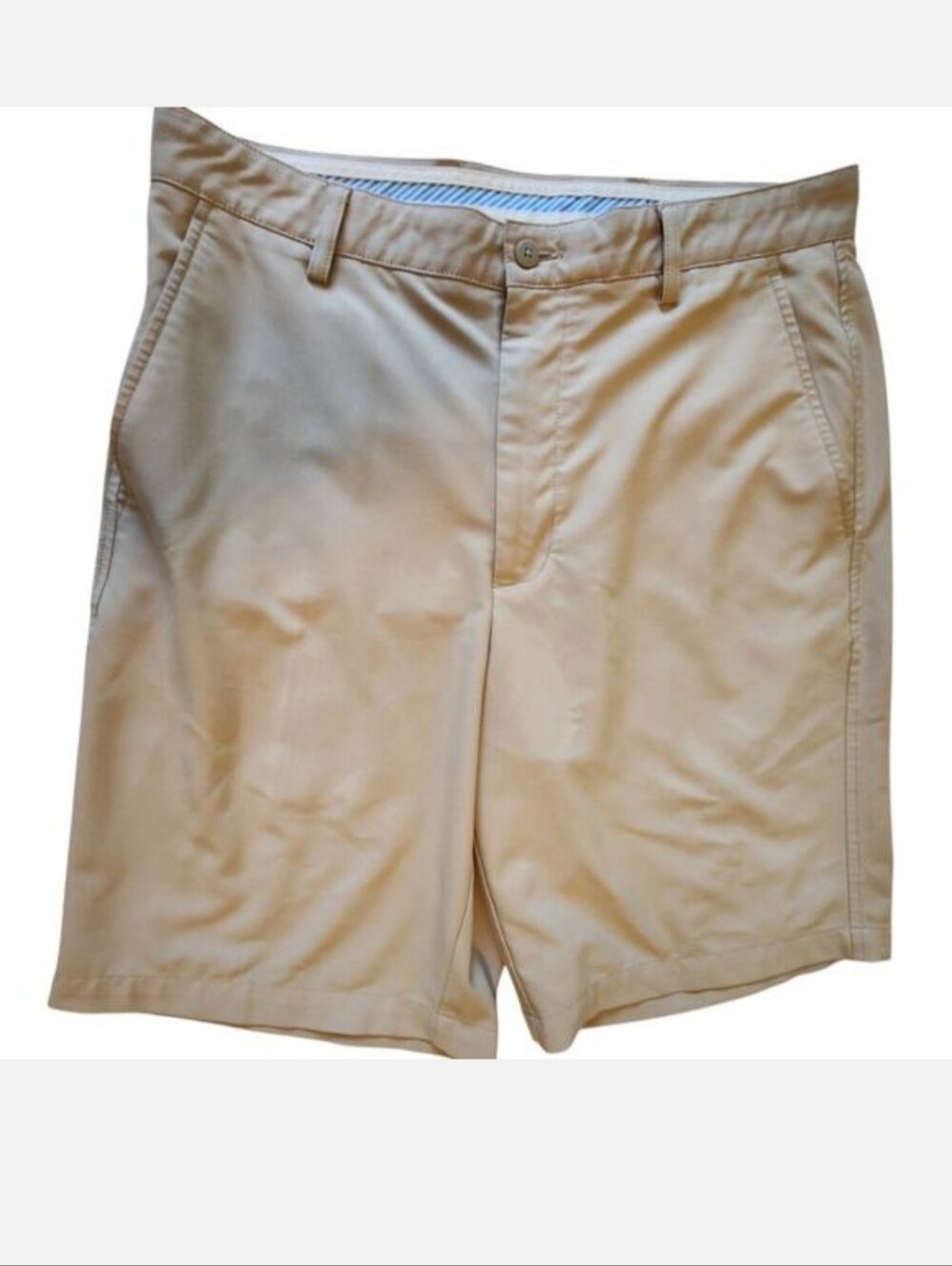FootJoy Golf Shorts Khaki Performance Chino Length 10" size 34 Outdoor Men's
